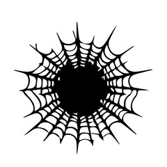 Wall Mural - Spider web set isolated 