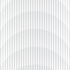 Wall Mural - abstract monochrome repeatable rounded vertical grey line pattern.