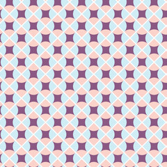Wall Mural - abstract seamless repeatable vintage style pattern.
