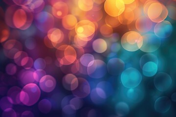 Wall Mural - blurred refraction light with bokeh overlay effect.