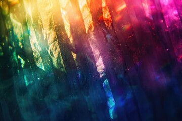 Wall Mural - multicolored vintage photo overlay with abstract effects.