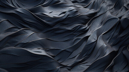 Sticker - Scientific abstraction with futuristic textured tissue waves. Tech background with close-up wave bio texture