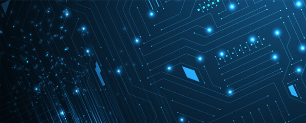 Science futuristic internet high computer technology business background