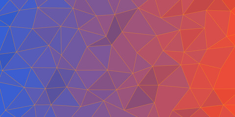 Aufkleber - Modern textured overlap layer background with triangle shapes design. Blue abstract low poly for the web site, the texture of triangulation. The background, mosaic, and blue decoration	
