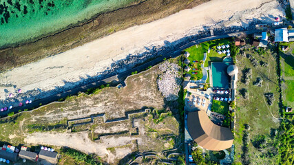 Poster - Aerial view of Pandawa Beach in Bali, Indonesia