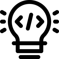 idea icon. vector line icon for your website, mobile, presentation, and logo design.