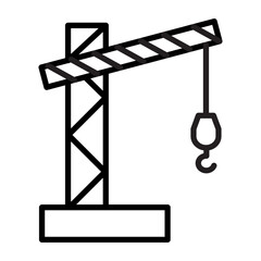 Wall Mural - Tower Crane Icon