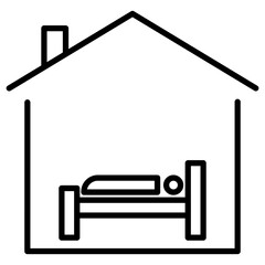 Sticker - Shelter Icon