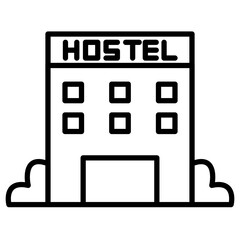 Sticker - Hostel Icon