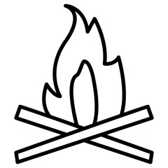 Poster - Bonfire Icon