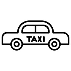 Wall Mural - Taxi Icon