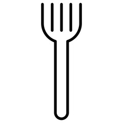 Canvas Print - Fork Icon