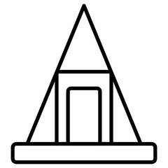 Sticker - Nubian Pyramids Icon