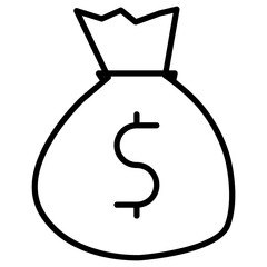 Sticker - Money Bag Icon