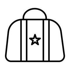 Wall Mural - Sport Bag Icon