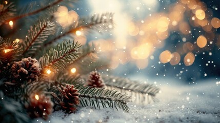  Enchanting winter Christmas scenery