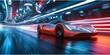 An Actionpacked Street Racing Video Game With A Futuristic Design And Immersive Gameplay. Сoncept Futuristic Racing, Immersive Gameplay, Action-Packed, Street Racing, Video Game