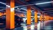 Automated parking systems for efficiency solid color background