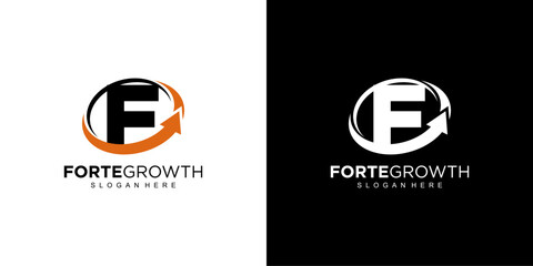 Letter G Growth Logo Vector Template