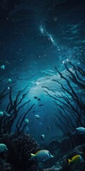 Poster - sea underwater background