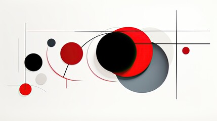Canvas Print - modernism abstractionism art white background