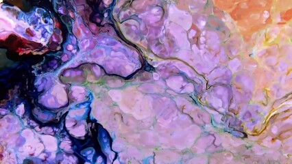 Wall Mural - liquid motion fluid abstract colorful  background