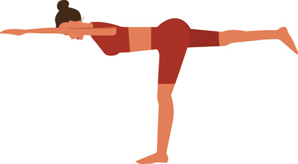 Wall Mural - Yoga postures exercises