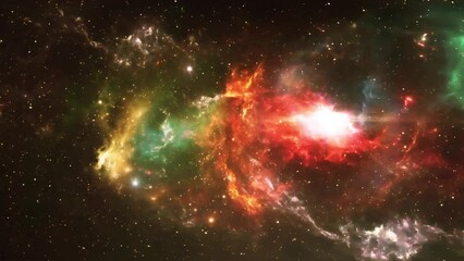 Canvas Print - space universe motion animation abstract background