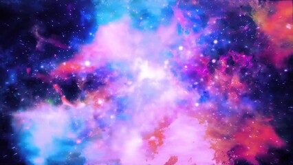 Wall Mural - space universe motion animation abstract background