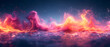 Vibrant Fire and Ice Background