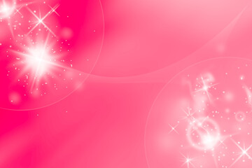 Wall Mural - abstract blurred soft pink and star light bokeh gradient mesh background. valentines card, wallpaper
