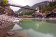 Fall colors at the Alexandra Bridge in the Fraser  Canyon, BC