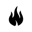 Flickering fury flame icon