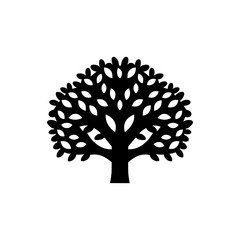 Wall Mural - Oak tree icon