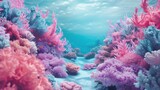 Fototapeta Do akwarium - Coral Reef Restoration: Reef Structures and conceptual metaphors of Reef Structures