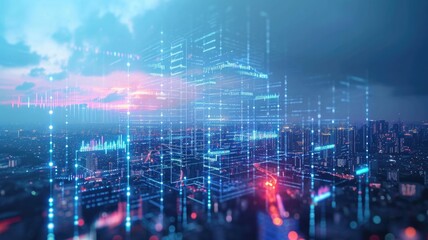 simplified processes for scalable infrastructure with innovative solutions on the bright background 