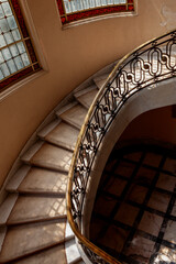 Interior of an old abandoned house, Mexico City, Mexico