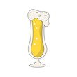 Beer Glass icon. Vector Illustration