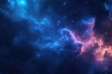 Wall Mural - abstract galaxy space illustration
