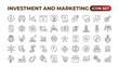 © artnazu - SEO and promotion line icons collection. Big UI icon set. Thin outline pack.