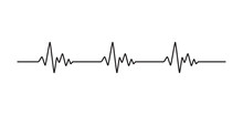 Pulse Ecg Heart Beat Cardiogram Icon 