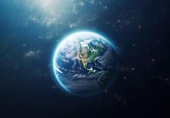 very beautiful planet earth shooting from space
