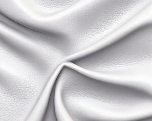 Wall Mural - White leather seamless texture