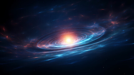  Cosmic illustration showing vibrant cosmic background
