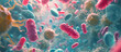 Bacteria inside human body