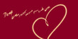 heart-shaped ribbon golden heart with diamonds PNG transparent unique easy to use anywhere unique premium royal quality on the red background wallpaper image love deep quotes 