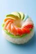 Whimsical Sushi Donut Delight, street food and haute cuisine