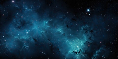 Wall Mural - Galaxy space universe cosmic sky with many stars. Abstract blue color astronomy background decorative