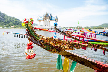 Canvas Print - THAILAND HUA HIN KHAO TAO LAKE DRAGONBOAT RACE