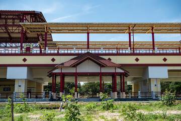 Canvas Print - THAILAND PRACHUAP HUA HIN NEW RAILWAY STATION